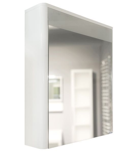Дзеркало для ванної кімнати Fancy Marble (Буль-Буль) MC-Santorini 600 (біле) 128813 фото