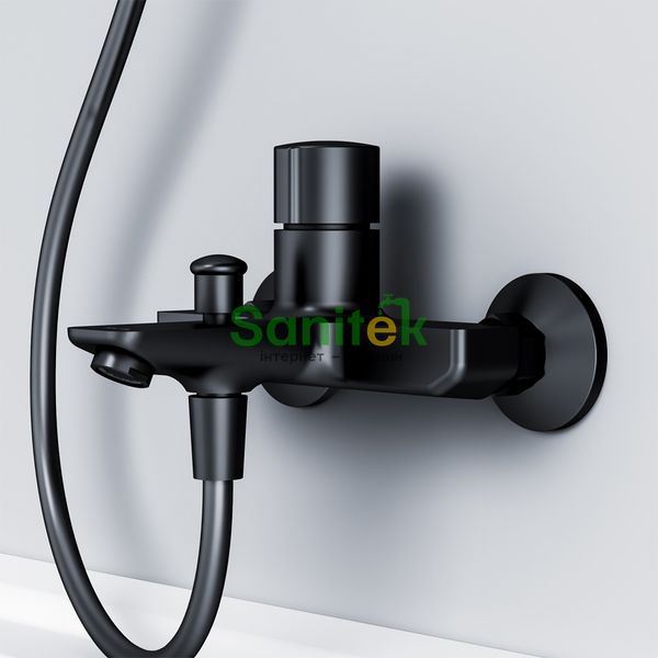 Змішувач для ванни Am.Pm X-Joy TouchReel F85A10522 (чорний) 850882 фото
