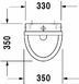 Пісуар Duravit Starсk 3 0822350007 з мушкою 157495 фото 4