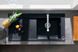 Гранітна мийка Hansgrohe C51-F450-08 (43314170) чорний графіт + Змішувач для кухні Hansgrohe Metris Select M71 73818000 з душем 304959 фото 3
