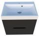 Тумба с умывальником Fancy Marble (Буль-Буль) Stella 60 Stiven (графит матовый) 1007505 фото 3