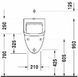 Пісуар Duravit Starсk 3 0822350007 з мушкою 157495 фото 2