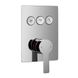 Змішувач для ванни та душу Imprese Smart Click ZMK101901202 прихованого монтажу 3-ходовий (хром) 325756 фото 1