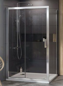 Душова кабіна Ravak 10&deg; 10DP2+10PS 110x100 (0ZVD0C00Z1+9UVA0C00Z1) полірований профіль/прозоре скло 279543 фото