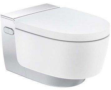 Унитаз подвесной Geberit AquaClean Mera Classic 146.204.21.1 унитаз-биде с выдвижным феном для осушки интимных зон хром 138324 фото