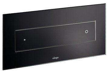 Смывная клавиша Viega Visign for Style 12 (687861) стекло чёрное 141057 фото