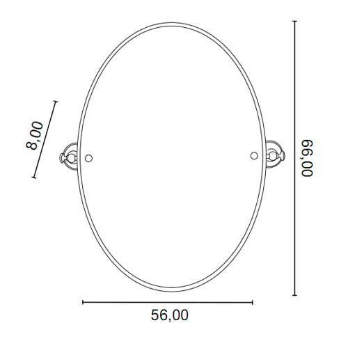 Косметическое зеркало All.pe Opal BR OP021 (бронза) 12688 фото