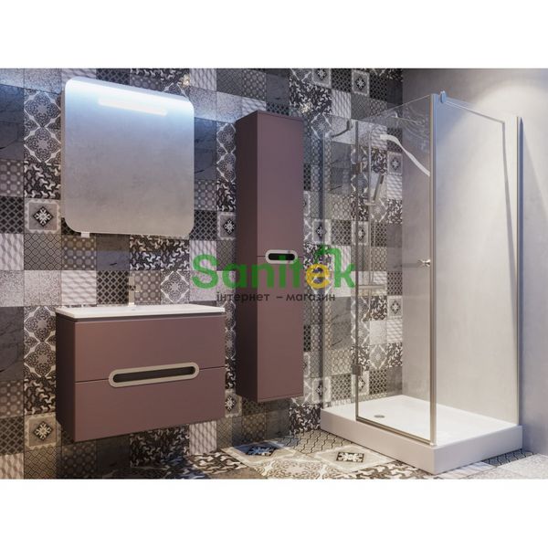 Пенал для ванної кімнати Ювента Prato РrP-170 (сірий) 123675 фото