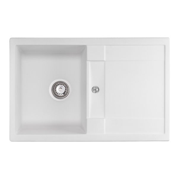 Гранитная мойка Granado Valencia (white) 146843 фото