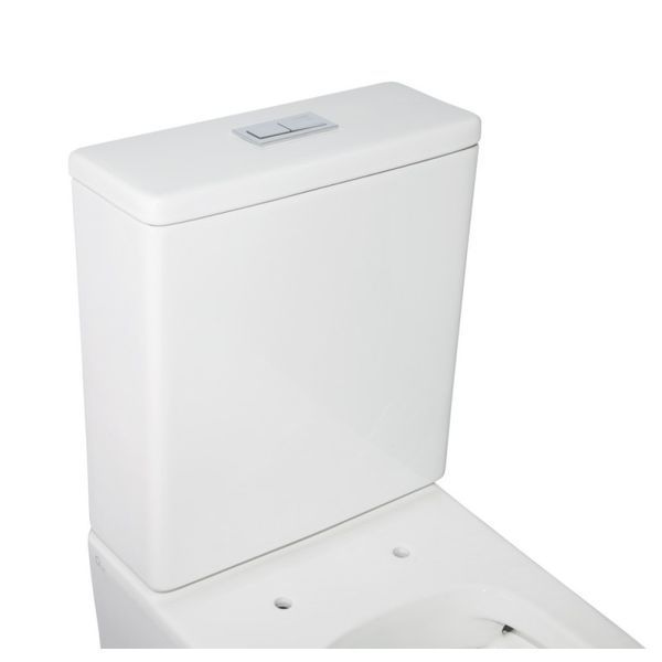Унітаз-компакт Qtap Crow Rimless (QT05222170W) з сидінням Slim Soft-close 324728 фото