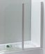 Шторка для ванны Eger 599-121W белый профиль/стекло прозрачное 126545 фото 1