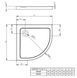 Душевой поддон Radaway Doros Plus A 90x90 (SDRPA9090-01) 279275 фото 3