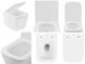 Унитаз подвесной Kroner Eifel Tornado WHI483429 (KE483429WHIT) Rimless с сиденьем Slim Soft-close 956341 фото 3