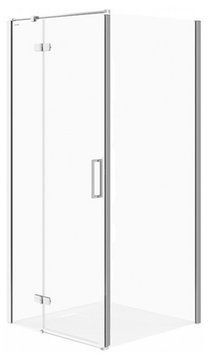 Душова кабіна Cersanit Larga 120x80 (S932-122+S932-131) профіль хром/скло прозоре (ліва) 959125 фото