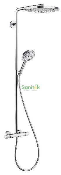 Душевая система Hansgrohe Raindance Select S 300 2jet Showerpipe 27133000 с термостатом (хром) 119915 фото