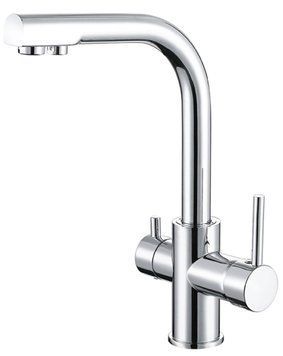 Смеситель для кухни Asignatura Twin Standart 80540600 с подключением питьевой воды (хром) 390218 фото