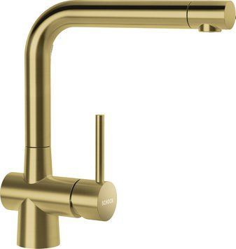 Змішувач для кухні Schock Laios 51700069 (WhiteGold-69) 544280 фото