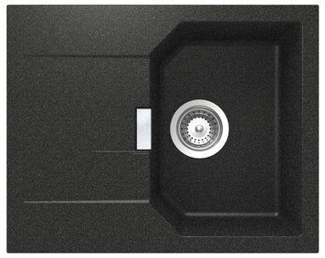 Гранітна мийка Schock Manhattan D-100 XS Cristalite/Metal Onyx 10 (22034010) 144146 фото