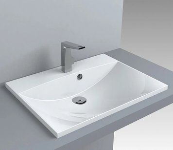 Умывальник Fancy Marble Amelia 600x460 мм (0706103) белый матовый 369865 фото