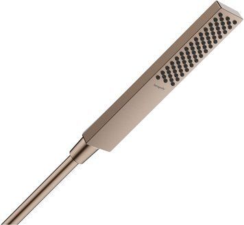 Душевая лейка Hansgrohe Pulsify E 100 1je EcoSmart 24320140 (1 режима) бронза 693666 фото