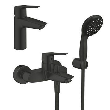 Набір змішувачів для ванної кімнати Grohe Start UA303301SQ (чорний матовий) 849584 фото