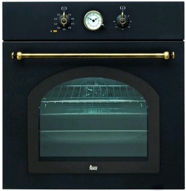 Духовой шкаф электрический Teka HR 750 Rustica (41564013) черний ручки латунь 79706 фото