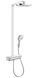 Душова система Hansgrohe Raindance Select E 300 2jet Showerpipe EcoSmart 27282400 з термостатом (білий-хром) 129514 фото 1
