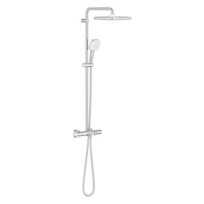 Душевая система Grohe Tempesta System 250 Cube 26975001 с термостатом (хром) 873047 фото