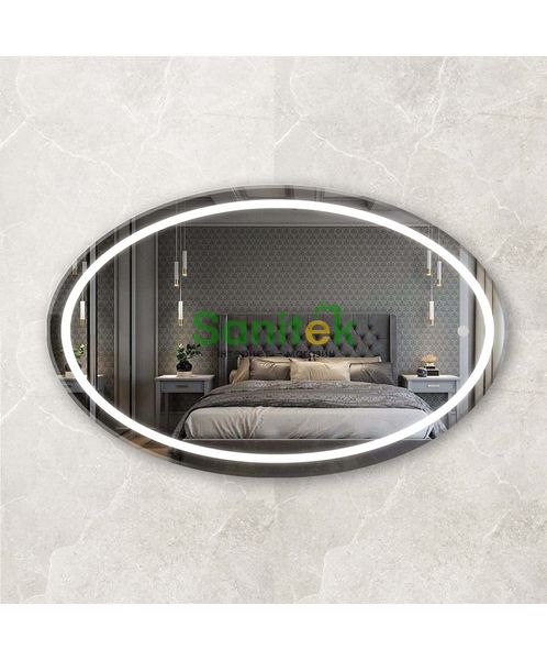 Зеркало для ванной комнаты Мойдодыр Magda 100х75/75х100 S (00-0006336) с LED-подсветкой с сенсором 519414 фото
