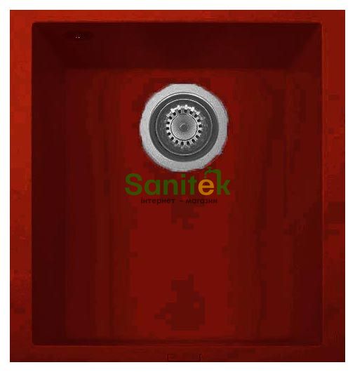 Гранітна мийка Telma Cube ON4110 ST Granite (49 ruby red) 147468 фото