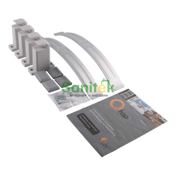 Полотенцесушитель электрический Qtap Arvin 32706 SIL (QTARVSIL32706) серый 298628 фото