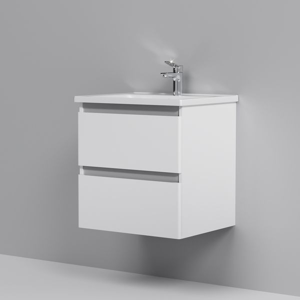 Тумба с умывальником AM.PM X-Joy 55см (M85-FHX0552-WC0552WG38) белая 421040 фото