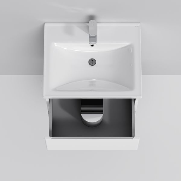 Тумба с умывальником AM.PM X-Joy 55см (M85-FHX0552-WC0552WG38) белая 421040 фото