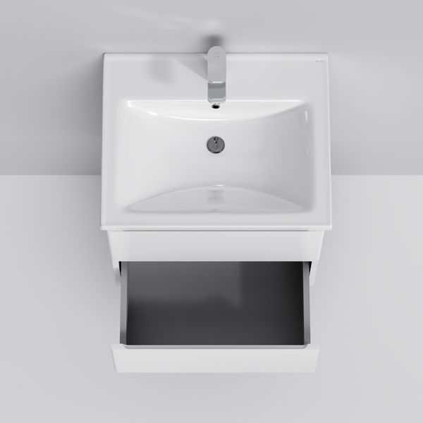 Тумба с умывальником AM.PM X-Joy 55см (M85-FHX0552-WC0552WG38) белая 421040 фото