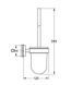 Ершик для унитаза Grohe Start Cube 409772430 (черный матовый) 848021 фото 3
