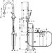 Змішувач для кухни Hansgrohe Aqittura M91 FilterSystem 210 76826800 с душем и подключением питьевой воды (нержавеющая сталь) 540772 фото 2