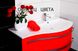 Пенал для ванної кімнати Ювента Botticelli Vanessa VnР-170 (червоний) 100001 фото 7