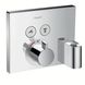 Змішувач для ванни та душу Hansgrohe ShowerSelect 15765000 прихованого монтажу з термостатом (хром) 124883 фото 1