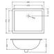 Умывальник Jaquar Continental 48x37 см (CNS-WHT-701) 309350 фото 2