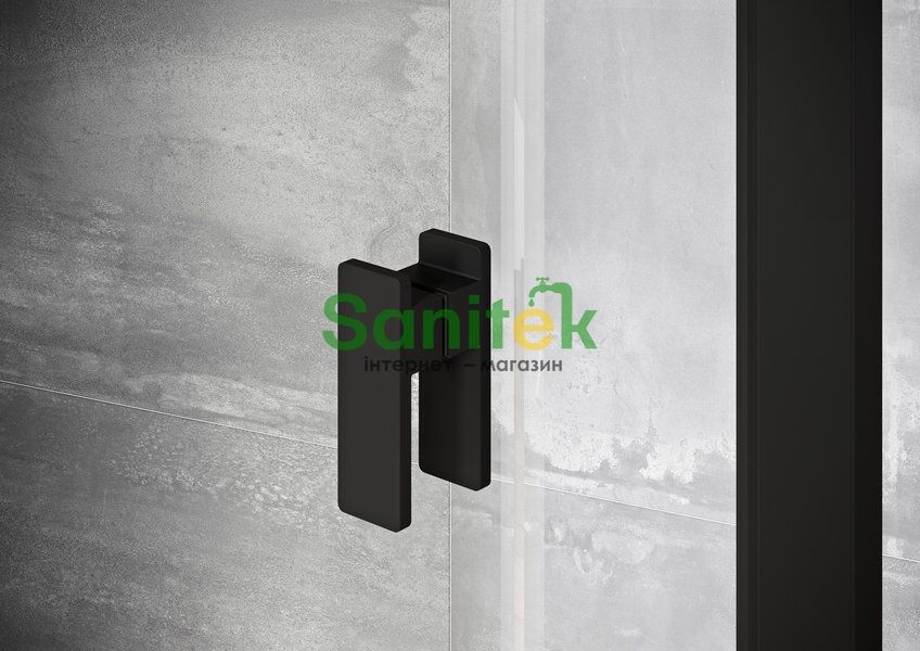 Душові двері Ravak Nexty NDOP2-110 (03OD0300Z1) чорний профіль/скло Transparent 646809 фото