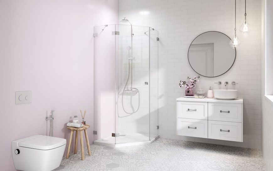 Боковая стенка Radaway Essenza Pro PTJ 90x80 (10100600-01-01) профиль хром/стекло прозрачное 372222 фото