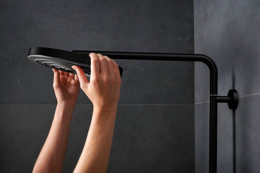 Душевая система Hansgrohe Pulsify S Puro Showerpipe 260 1jet 24222670 с термостатом (черный матовый) 952225 фото