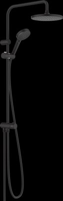 Душевая система Hansgrohe Vernis Blend Showerpipe 200 1jet Reno EcoSmart 26099670 (чёрный матовый) 491331 фото