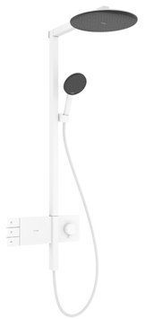 Душевая система Hansgrohe Raindance Alive S 300 2jet ShowerSelect Comfort 24595700 с термостатом (белый матовый) 987183 фото
