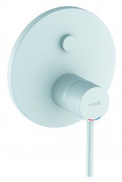 Смеситель для ванны и душа Kludi Bozz 386595376 скрытого монтажа (белый матовый) 826134 фото