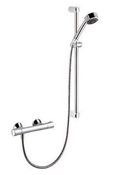 Змішувач для душу Kludi Zenta Shower Duo 605770500 з термостатом (хром) 3212 фото