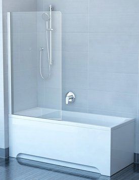 Шторка для ванни Ravak CVS1-80 L (7QL40C00Z1) полірований профіль/скло Transparent (ліва) 151459 фото