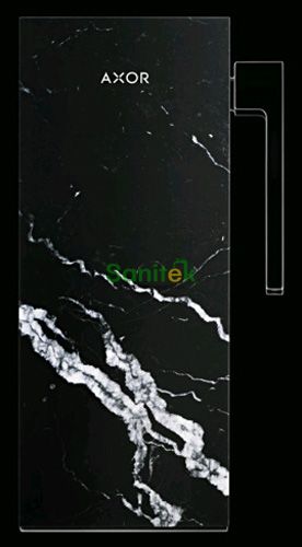 Накладка на смеситель Axor MyEdition 200 мм 47913000 marble nero mar. 265013 фото