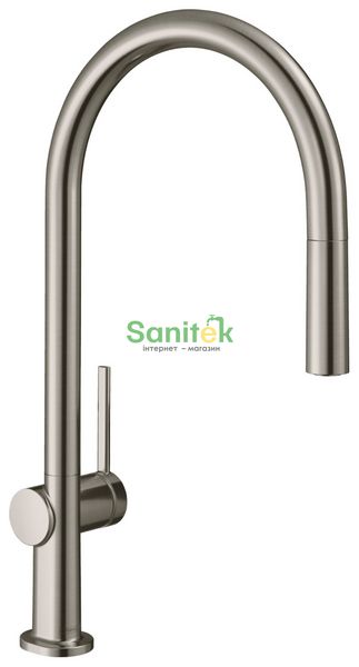 Смеситель для кухни Hansgrohe Talis M54 210 72802800 с душем (нержавеющая сталь) 304620 фото