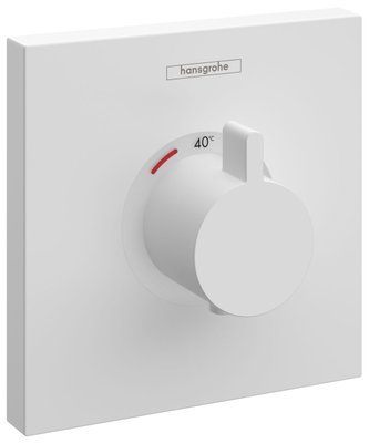 Центральний термостат для душу Hansgrohe ShowerSelect Highﬂow 15760700 прихованого монтажу (білий матовий) 502227 фото